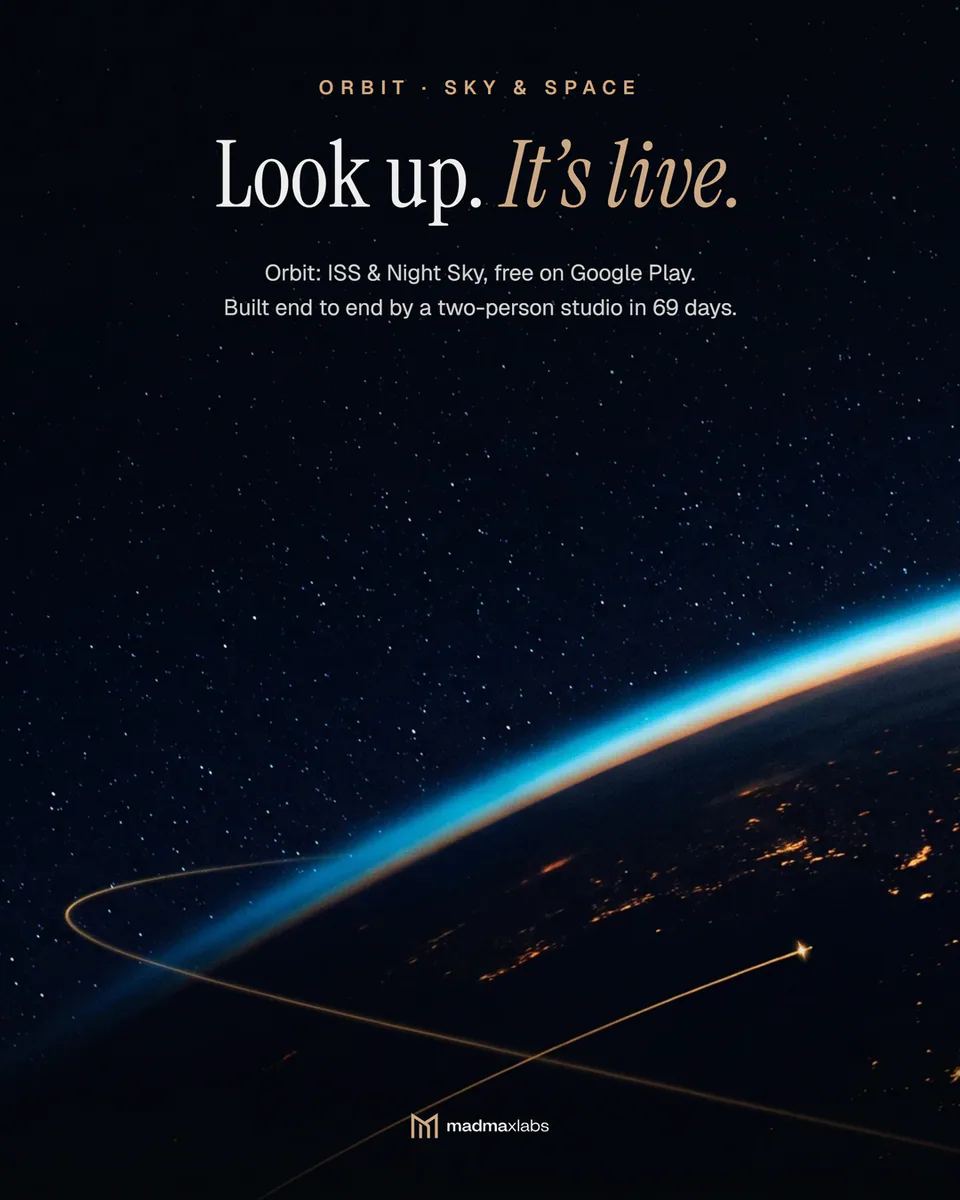 Orbit launch artwork with Earth seen from space